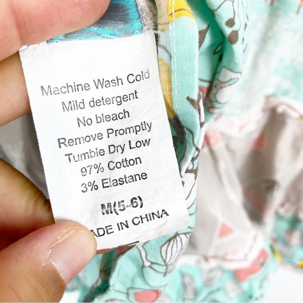Serendipity by Shrimp & Grits Kids | Girls Ruffle Fox Teepee Print Dress - Picture 8 of 9